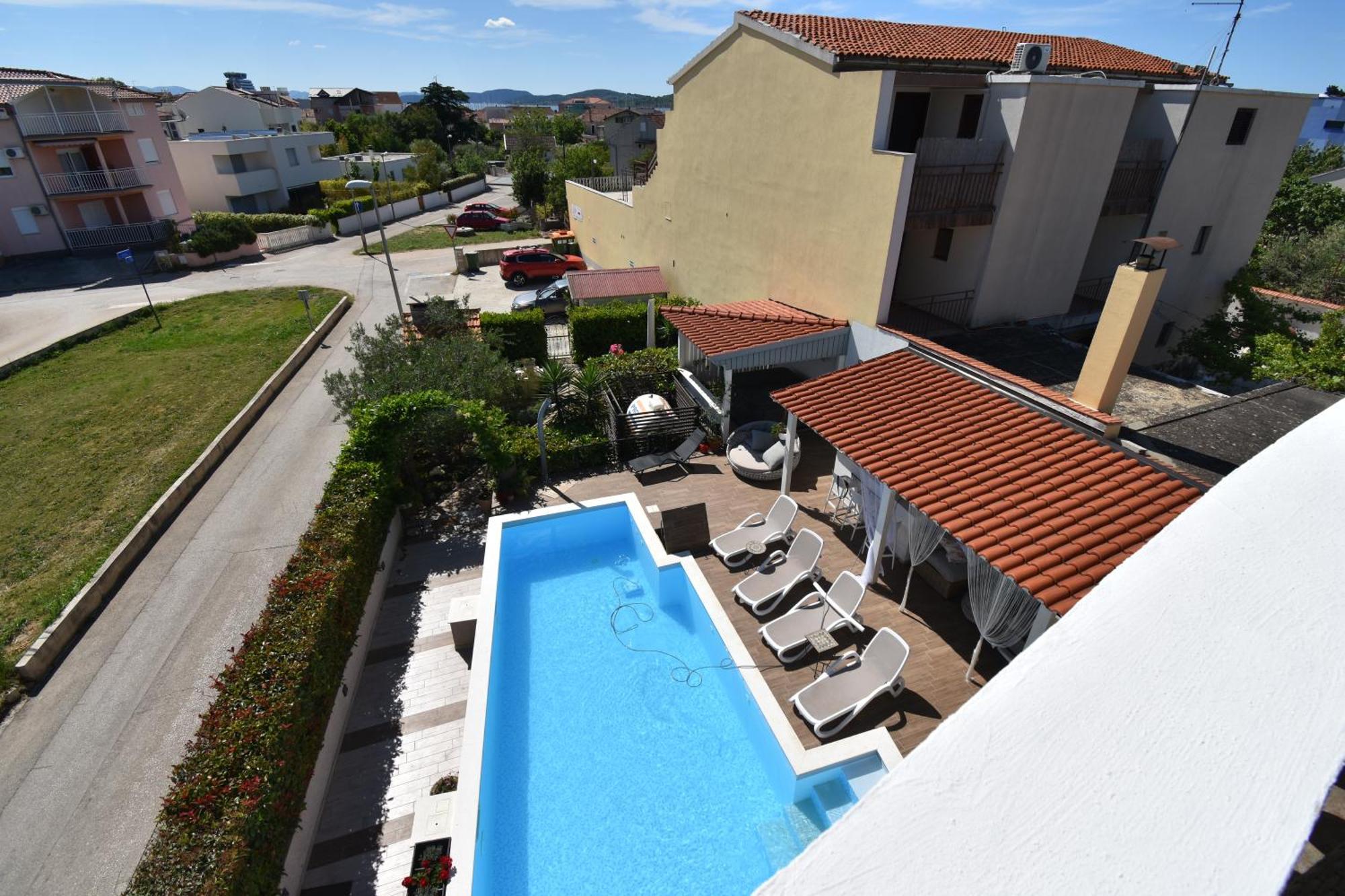 Apartmani Julija Vodice Bagian luar foto